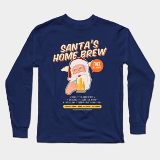 Santa's Christmas Homebrew funny xmas Long Sleeve T-Shirt